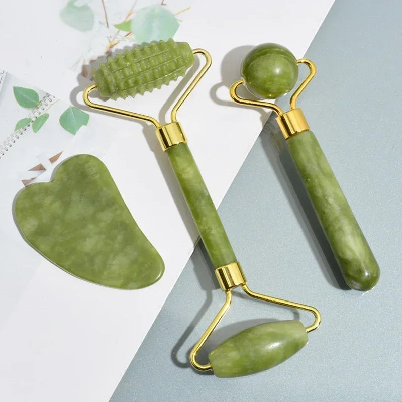 Emerald Touch: Natural Jade Roller
