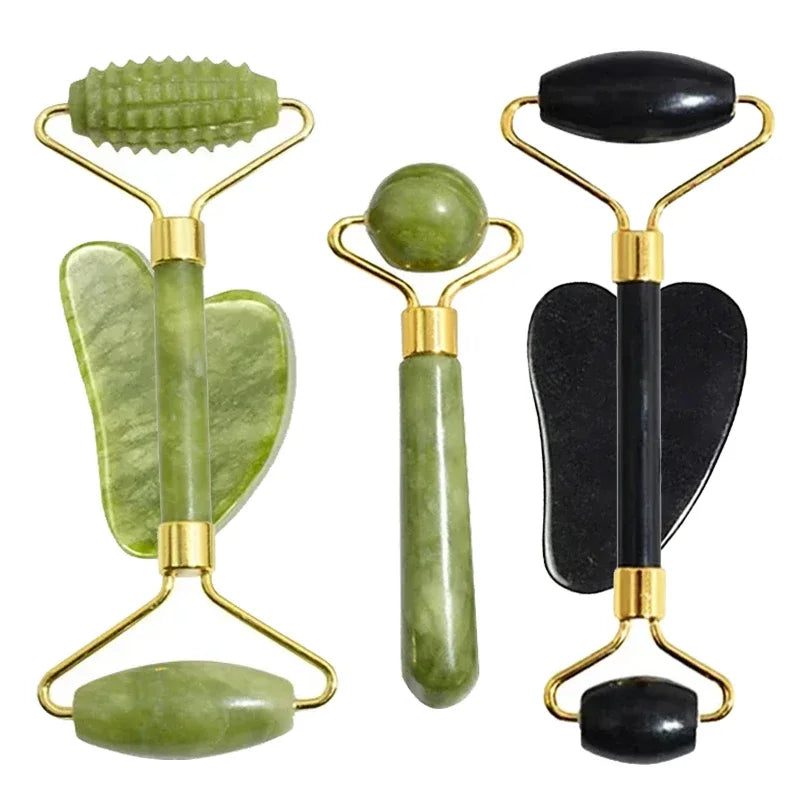 Emerald Touch: Natural Jade Roller